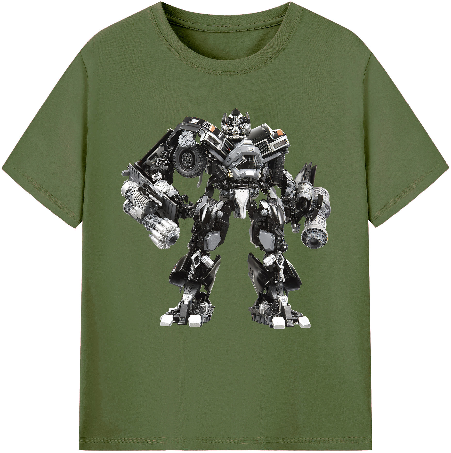 （画像用） Transformers トランスフォーマー 綿100％半袖Tシャツ（フロントプリント）